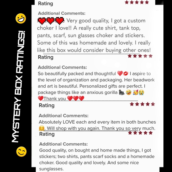 6pc |MYSTERY BOX| Goth•Punk•Grunge Clothes/Accessories/Jewelry Edgy Aesthetic - Picture 7 of 7